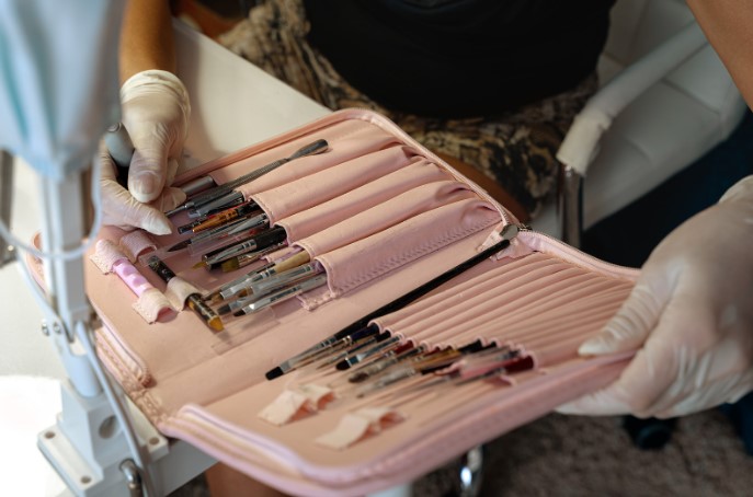 виды кистей для маникюра